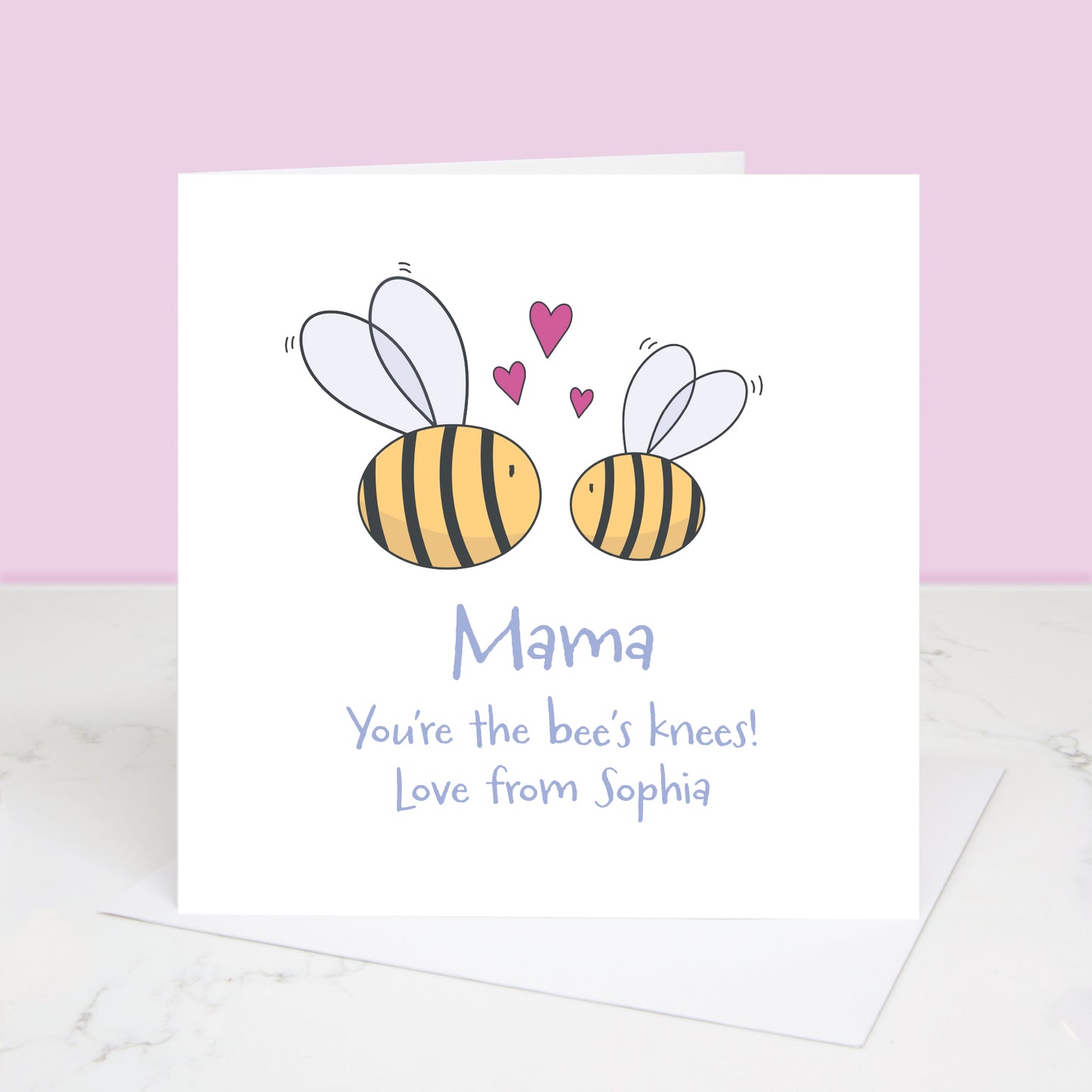 The Bee's Knees Personalised Mother's Day Card