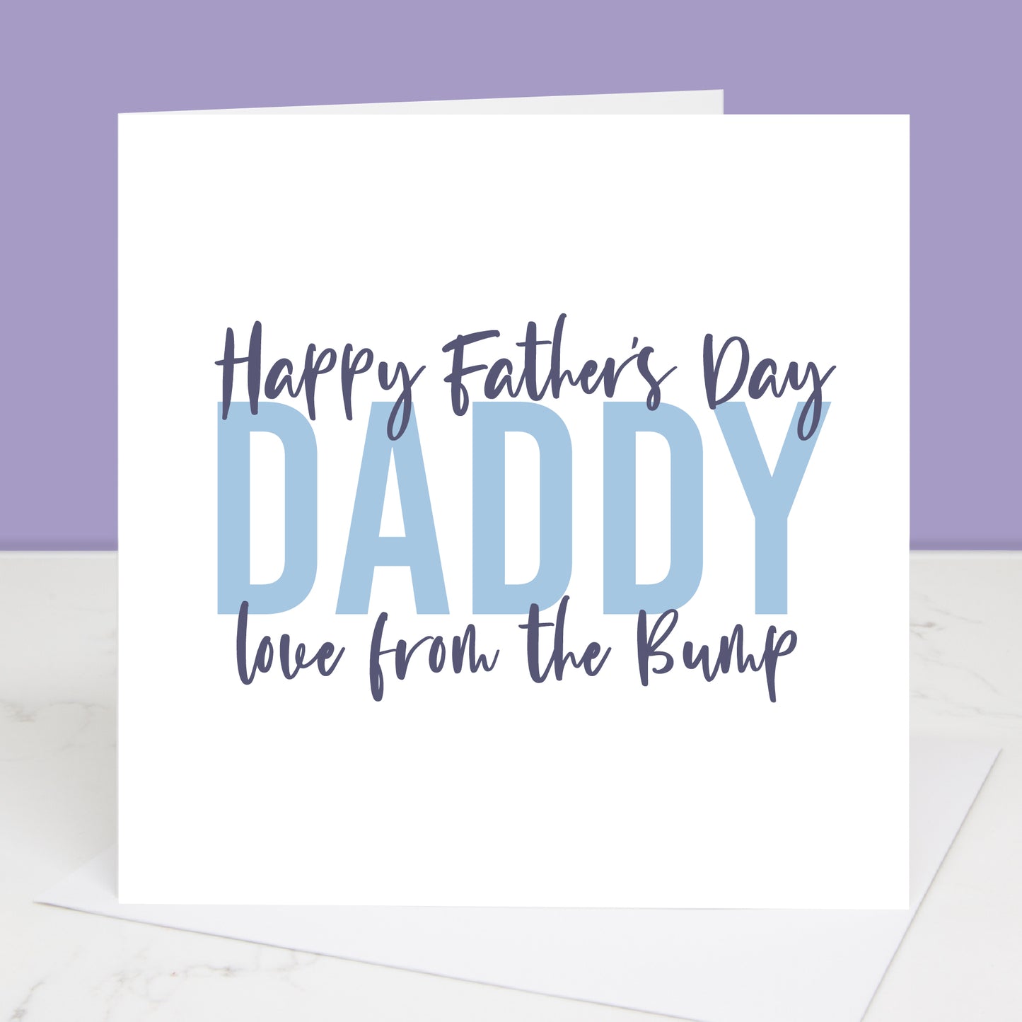 Love From The Bump Daddy To Be Father's Day Card