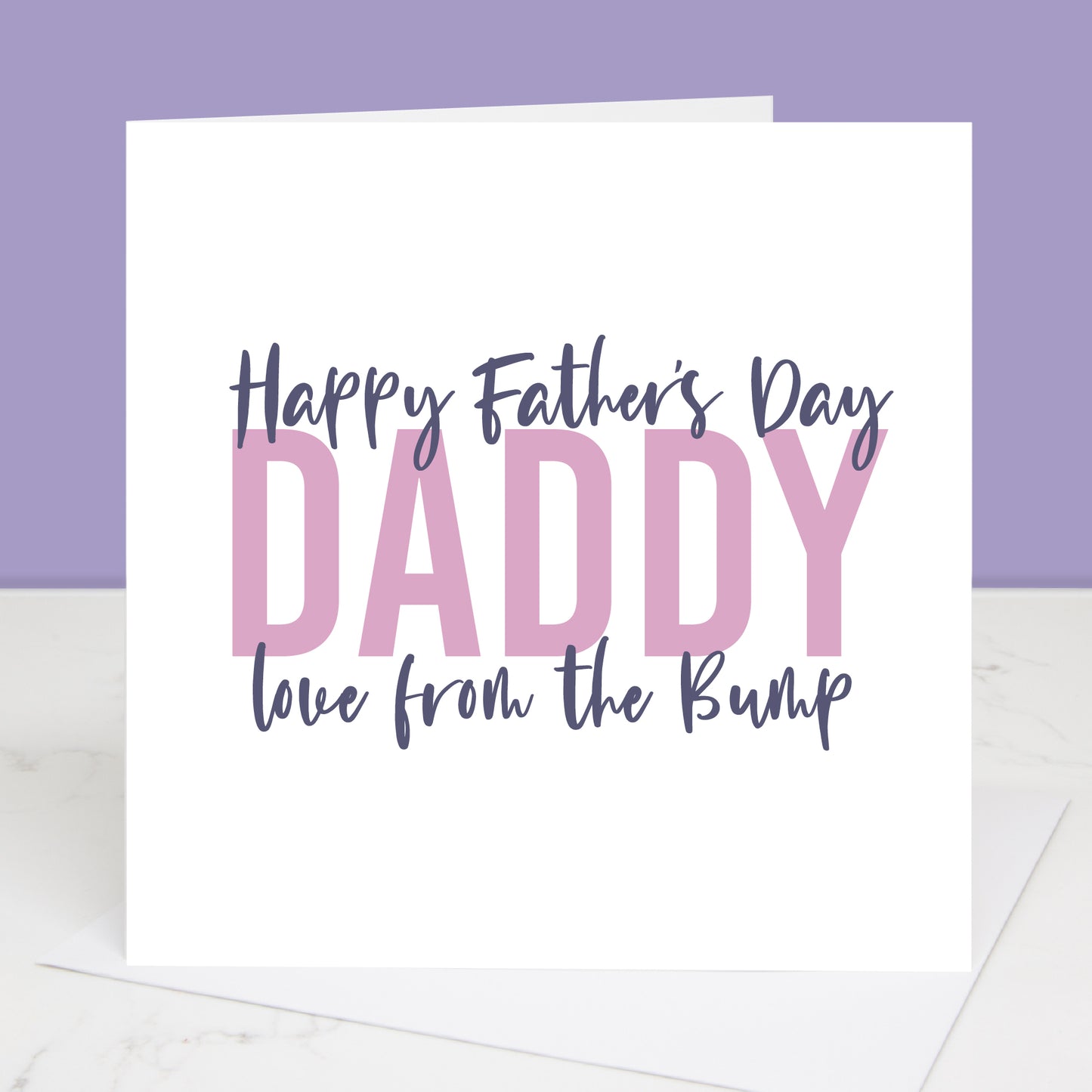 Love From The Bump Daddy To Be Father's Day Card
