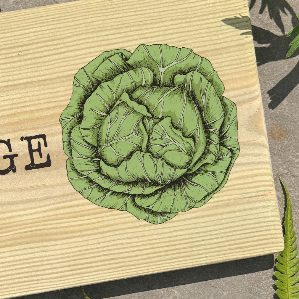 Cabbage patch sign All images and designs © Slice of Pie Designs