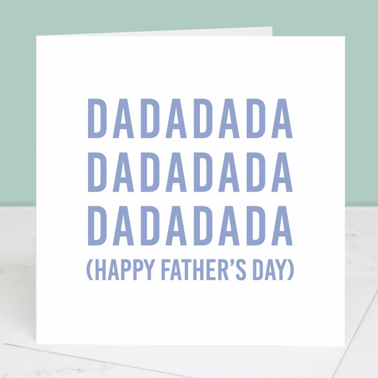 Dadada Card For Daddy From Baby