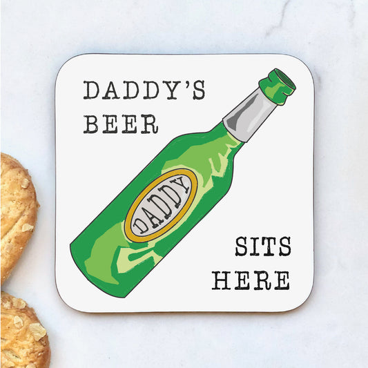 Daddy's Beer Coaster