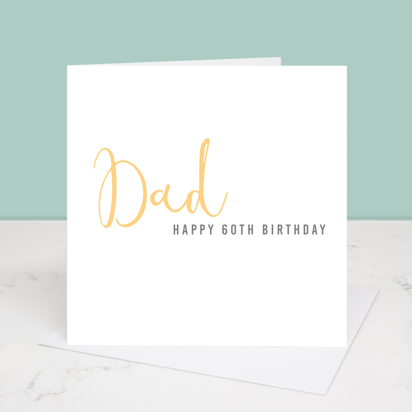 Happy Birthday card with their name in a calligraphy font All images and designs © Slice of Pie Designs