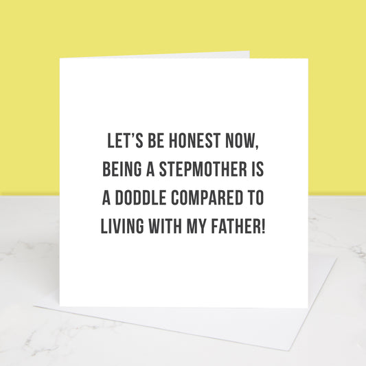 Living With My Father Step Mum Card