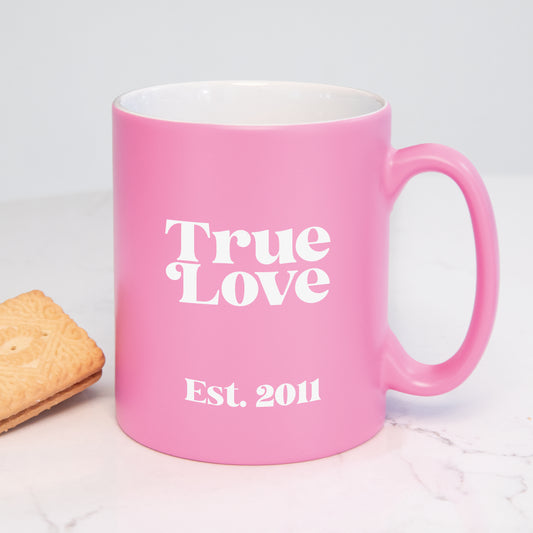 True Love Pink Valentine's Day Mug