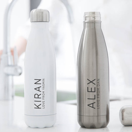 With Love Personalised Water Bottle
