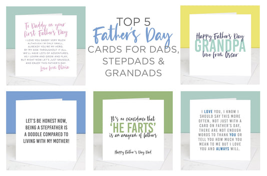 Top 5 Father's Day Cards for Dads, Stepdads and Grandads