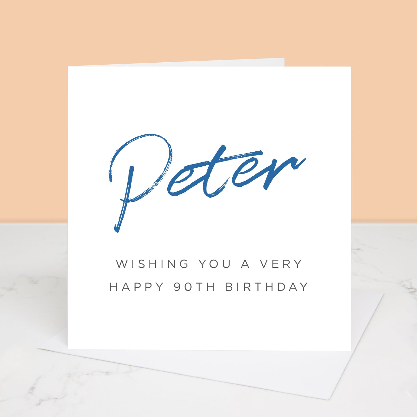 Personalised 90th Birthday Card