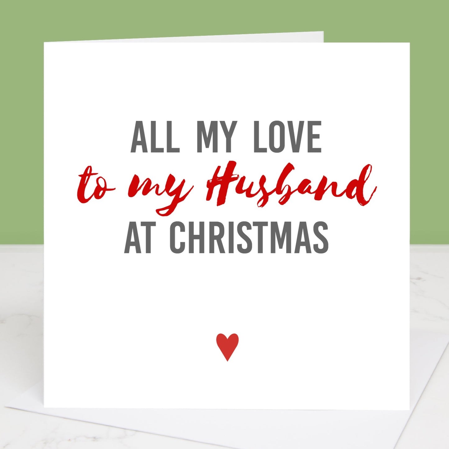 Husband Christmas Card