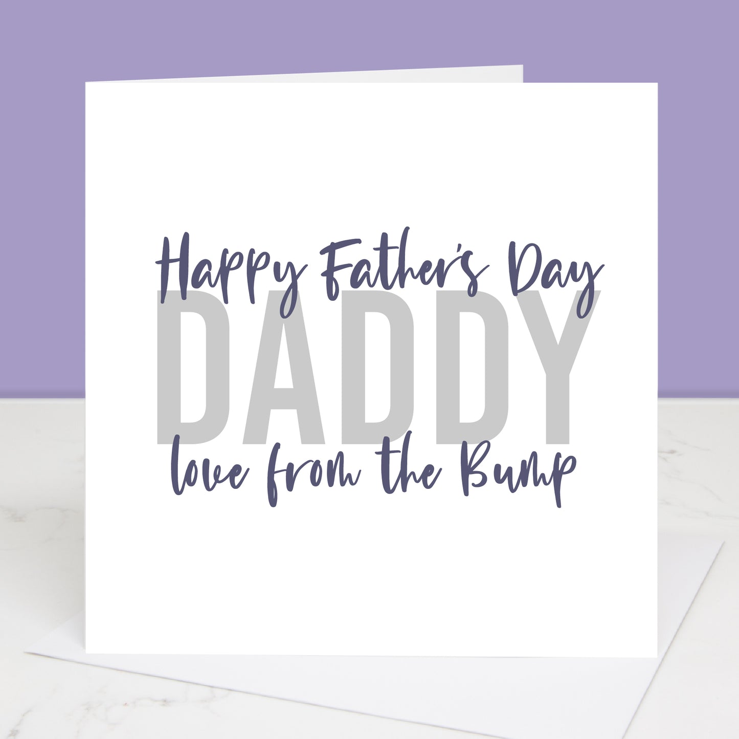 Love From The Bump Daddy To Be Father's Day Card