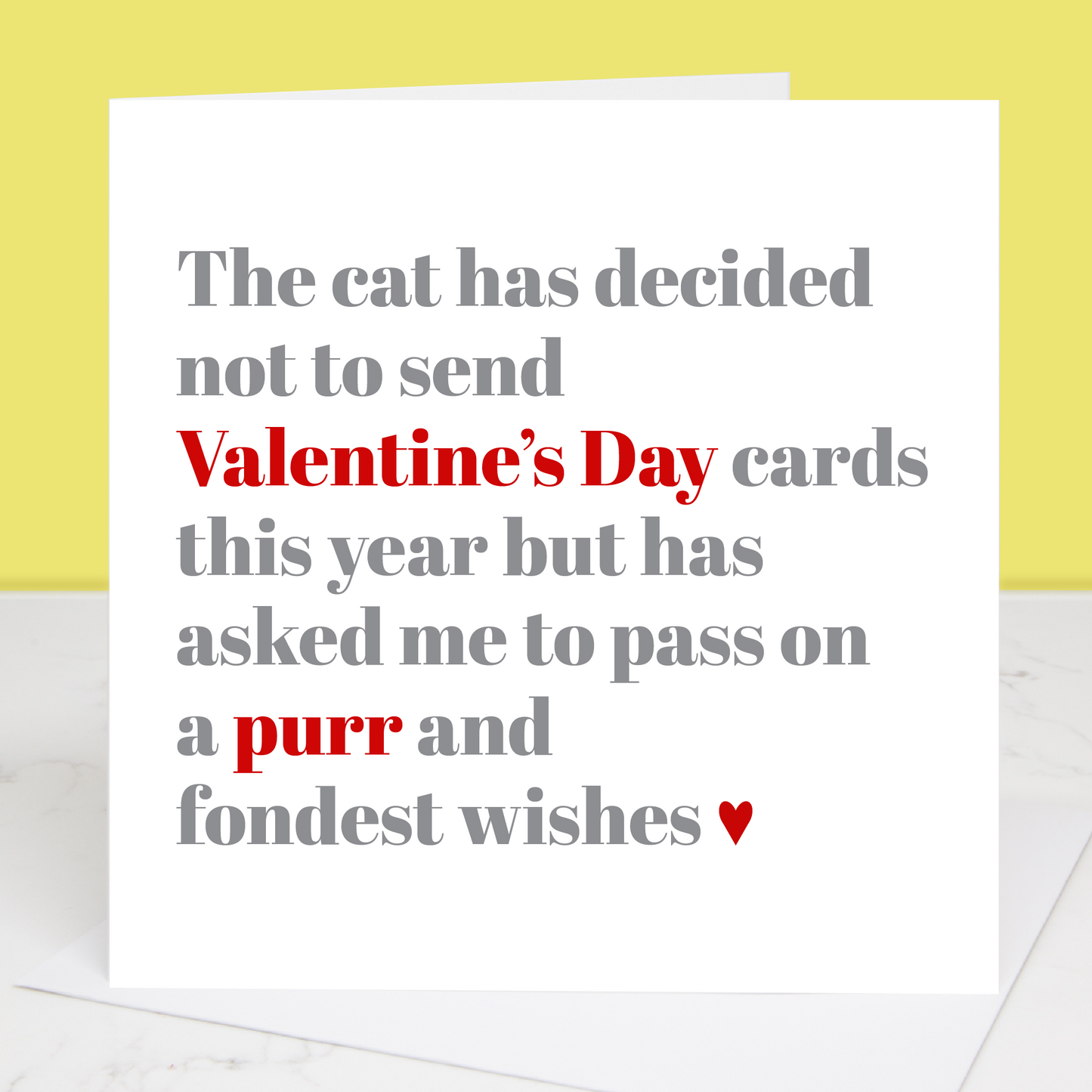 From The Cat Valentine's Day Card