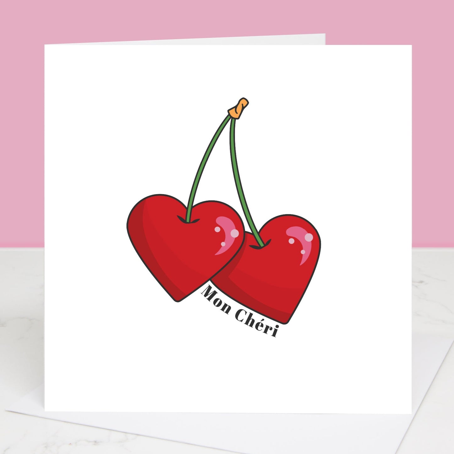 Mon Cheri Cherries Valentine's Day Card For Him