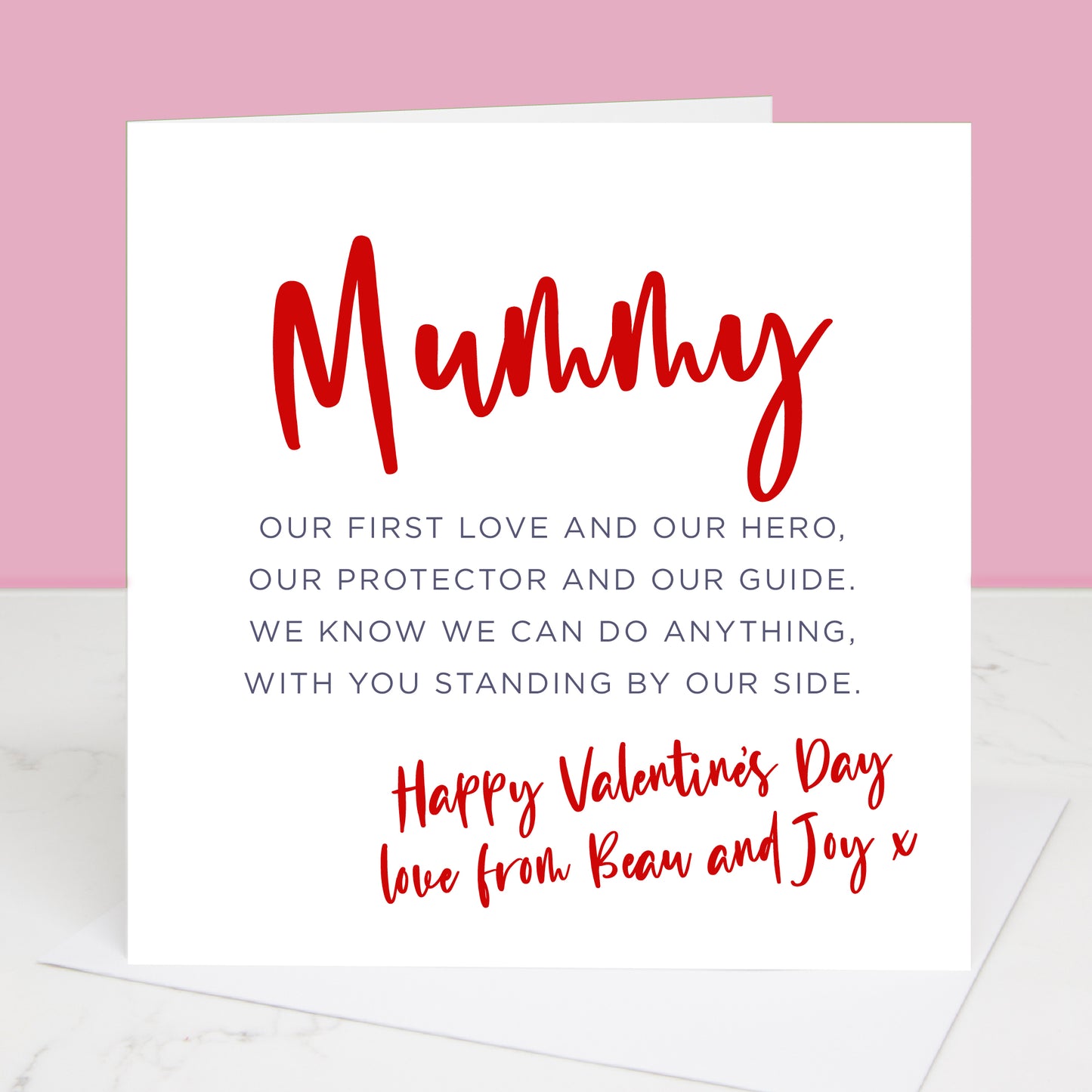 First Love Valentine's Day Card For Mummy