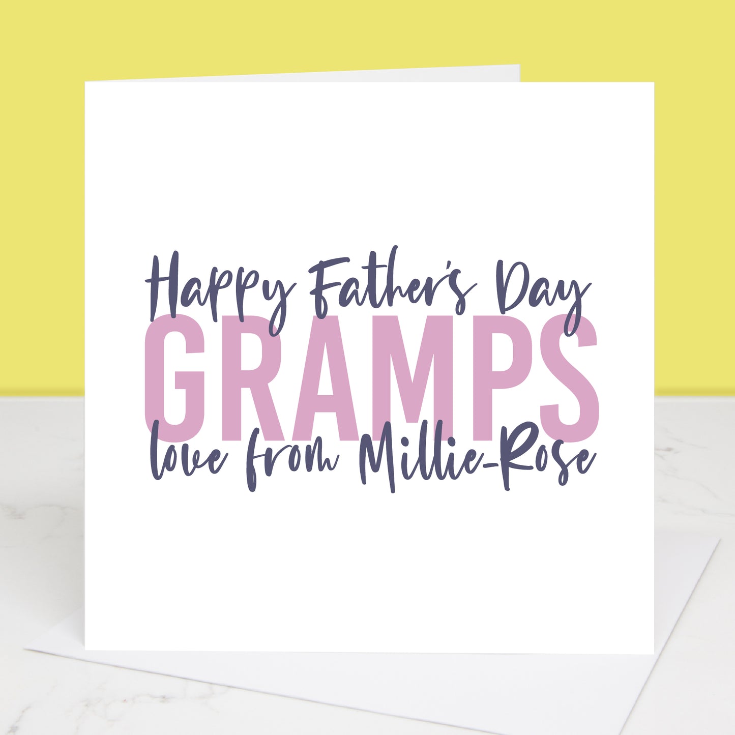 Love To Grandad Personalised Father's Day Card