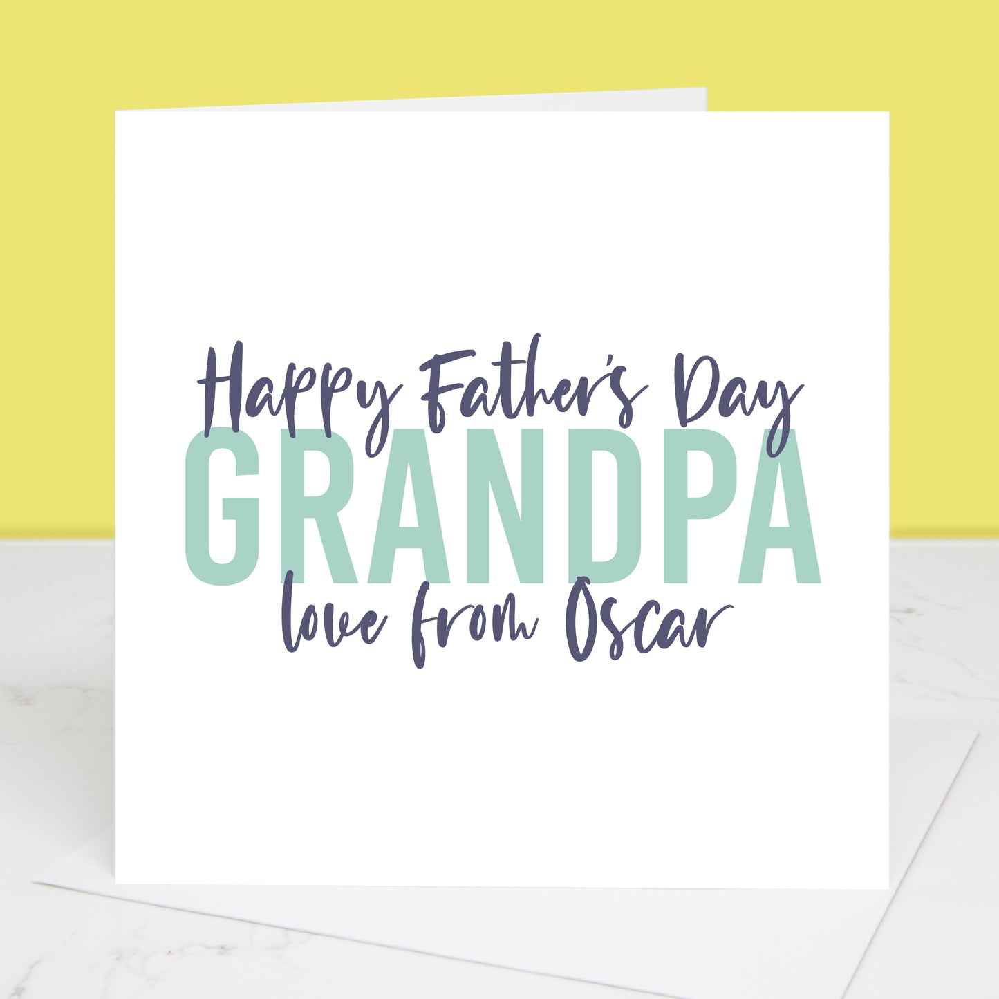 Love To Grandad Personalised Father's Day Card