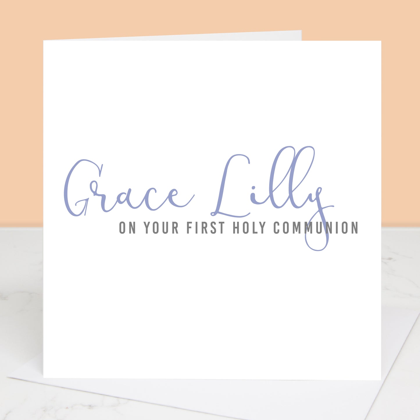 First Holy Communion Personalised Card