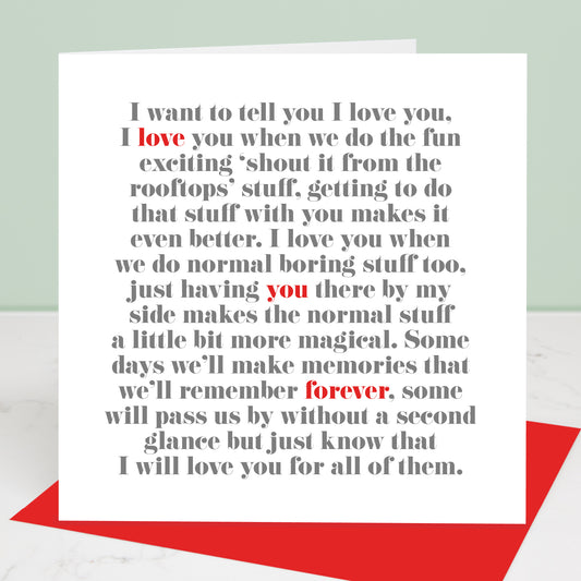 Love You Forever Valentine's Day