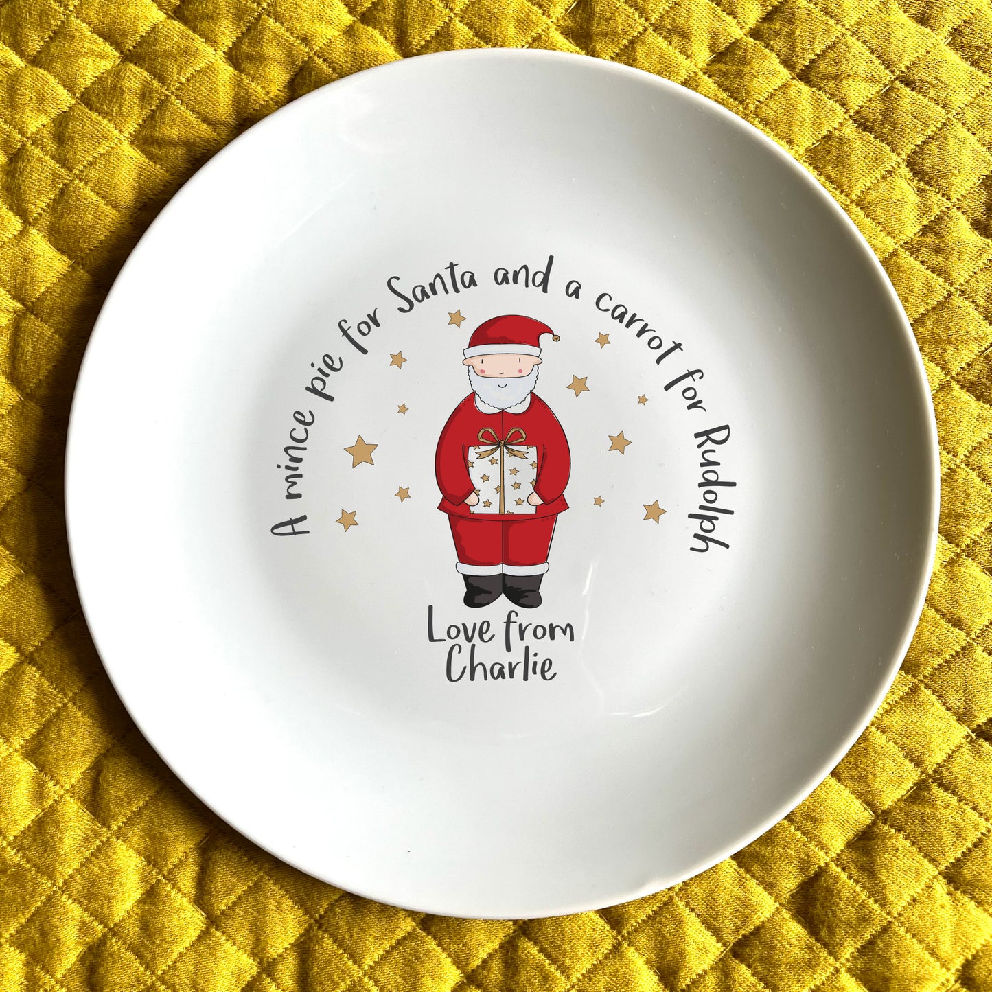 Personalised Christmas Eve Plate