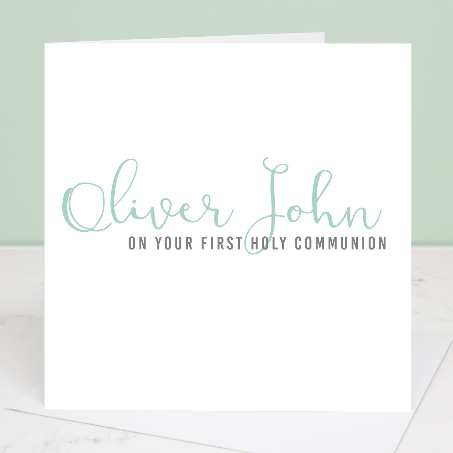 First Holy Communion Personalised Card