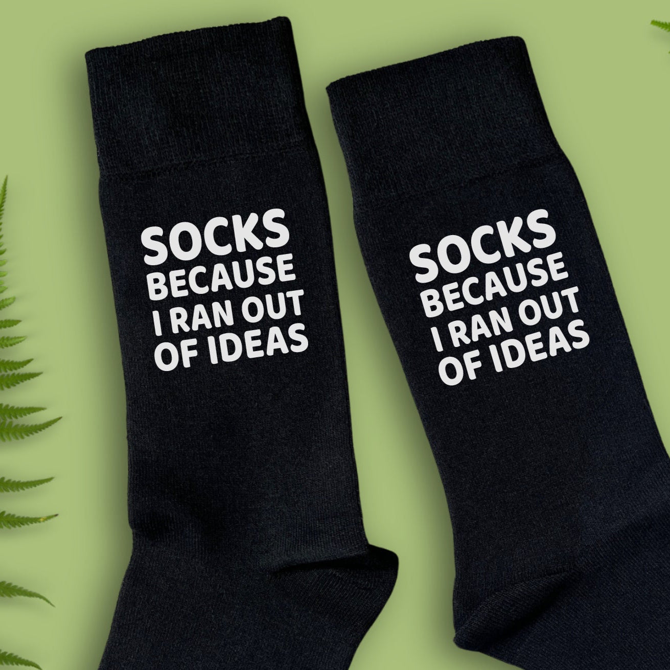 I Ran Out Of Ideas Men's Socks