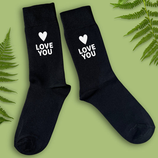 Love You Valentine's Day Socks For Him