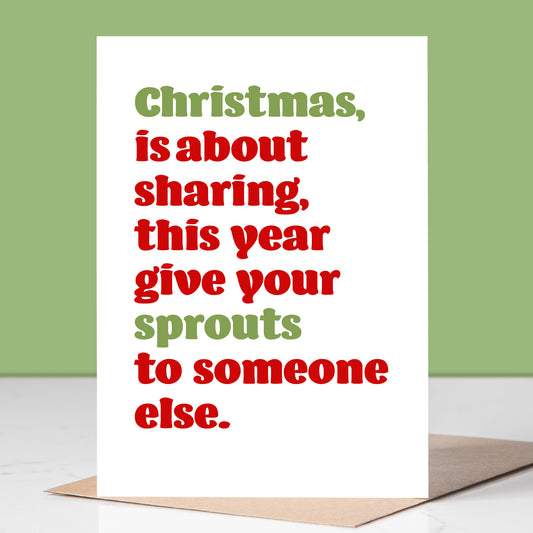 Sprouts Christmas Card