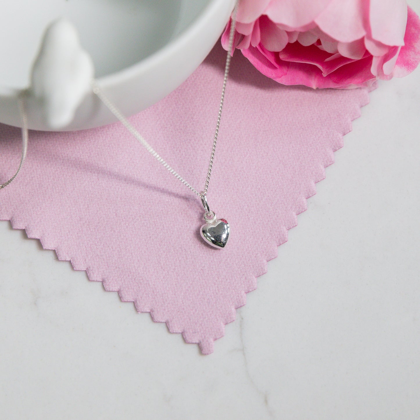 Personalised Christmas Snowflake Silver Necklace