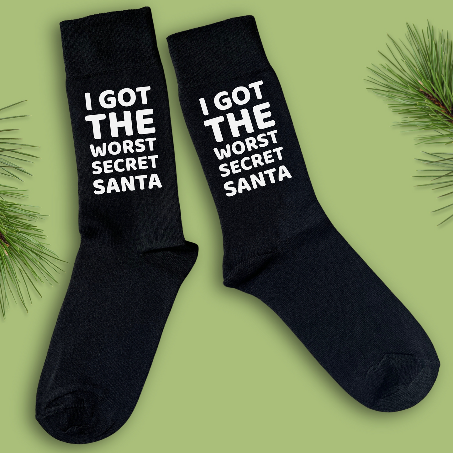 Worst Secret Santa Christmas Socks