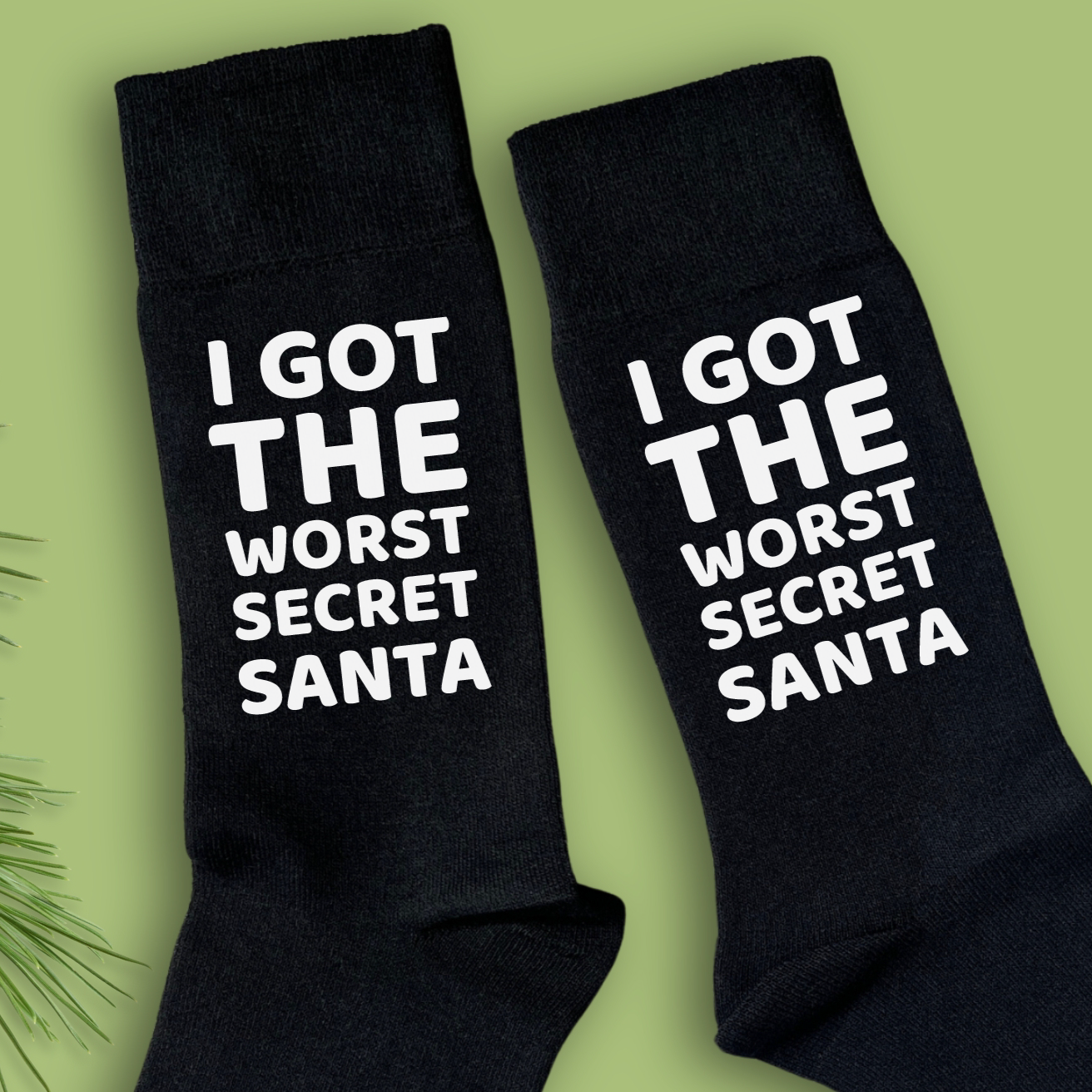 Worst Secret Santa Christmas Socks