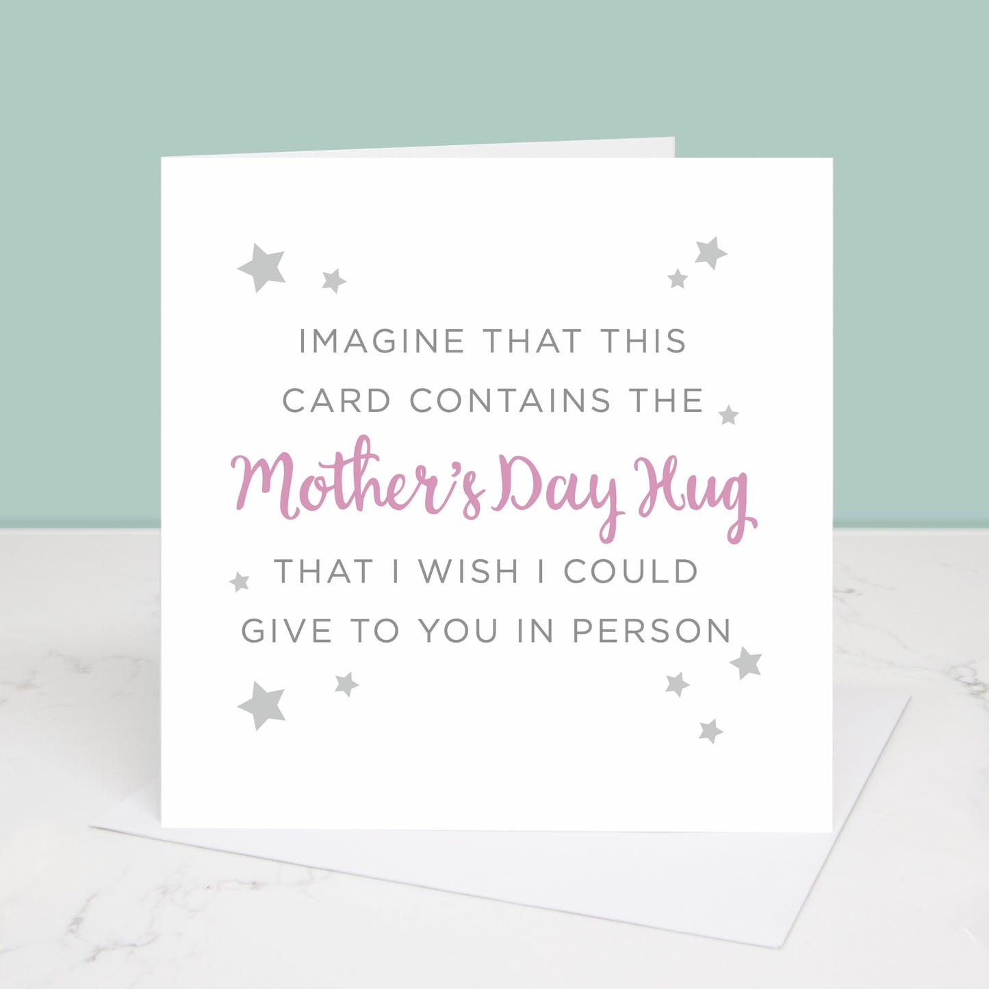 Long Distance Hug Mother's Day Card