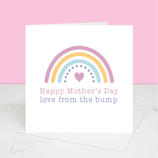 From The Bump Rainbow Mothers Day Card